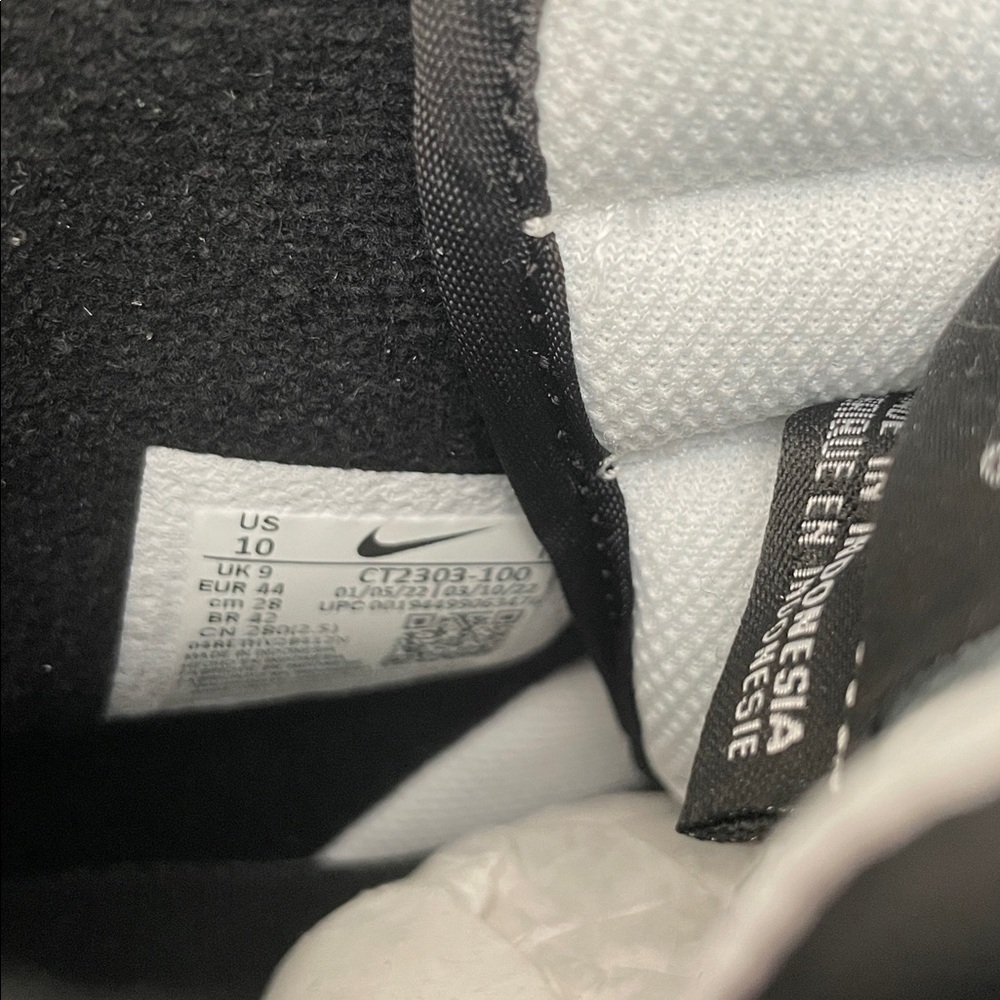 Nike Men's Air Force 1 High '07 White/Black Size:10 - Picture 6 of 6